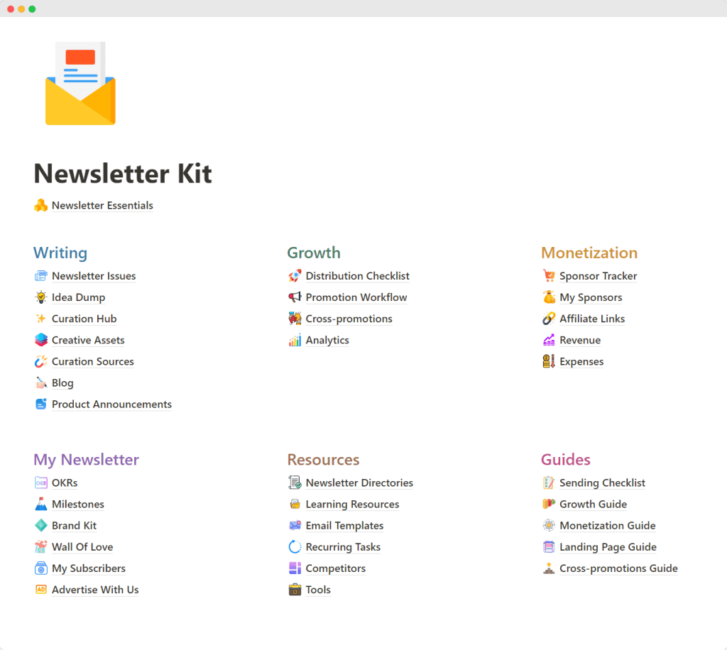 Newsletter Kit 2024